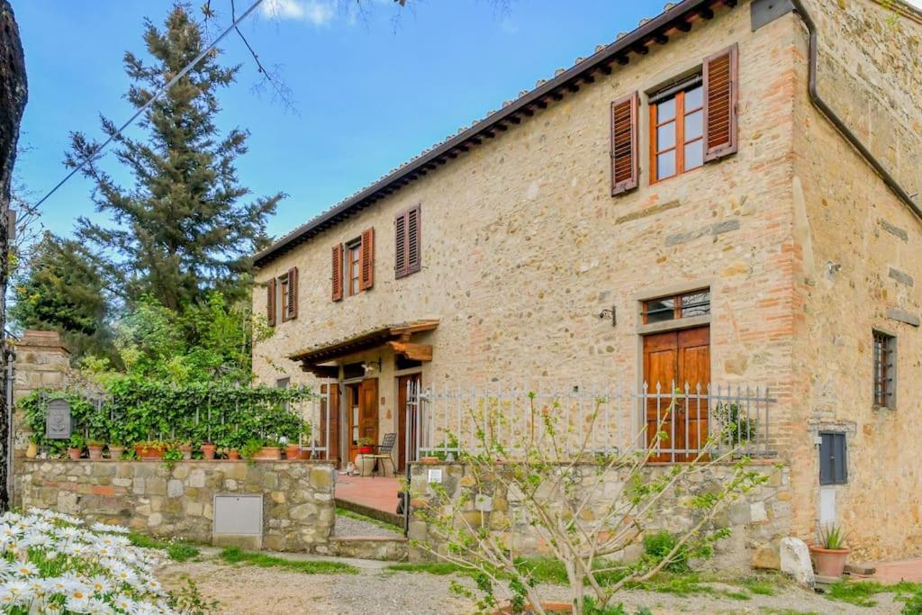 Appartamento Con Vista Panoramica In Chianti San Donnino  Bagian luar foto