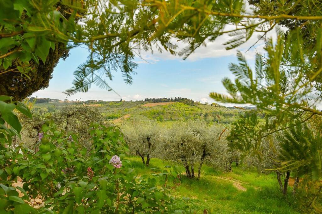 Appartamento Con Vista Panoramica In Chianti San Donnino  Bagian luar foto
