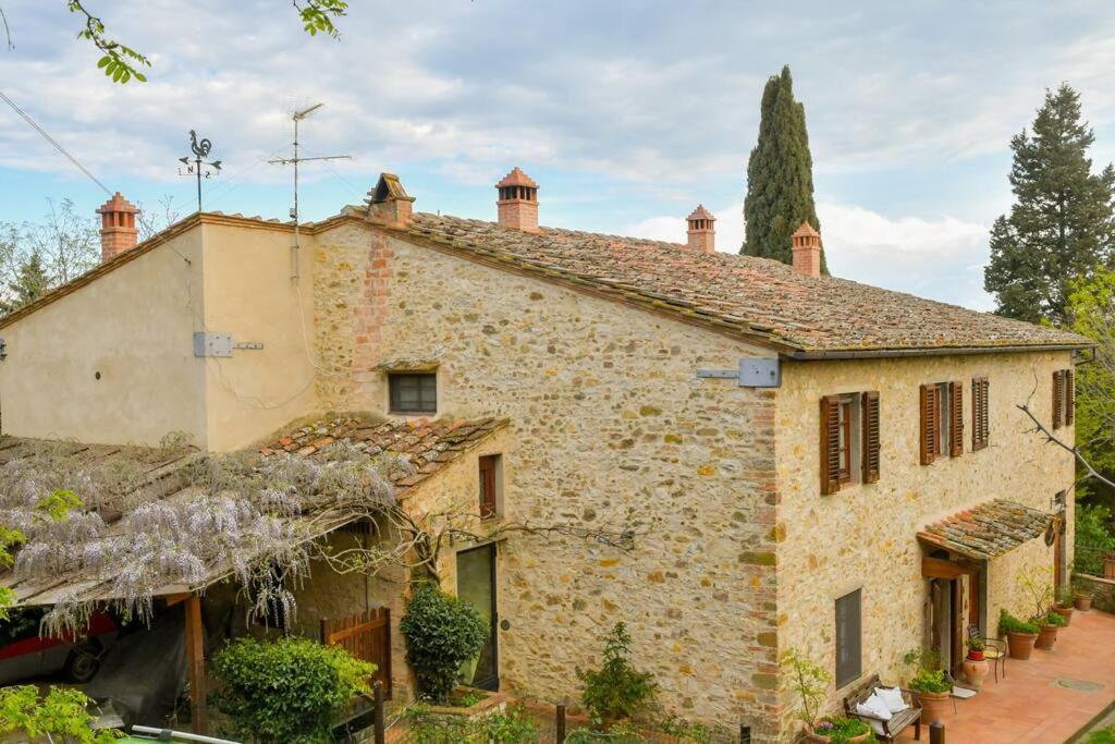 Appartamento Con Vista Panoramica In Chianti San Donnino  Bagian luar foto
