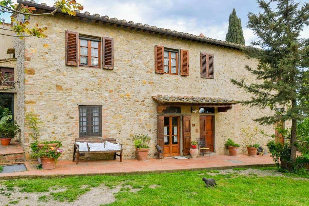 Appartamento Con Vista Panoramica In Chianti San Donnino  Bagian luar foto